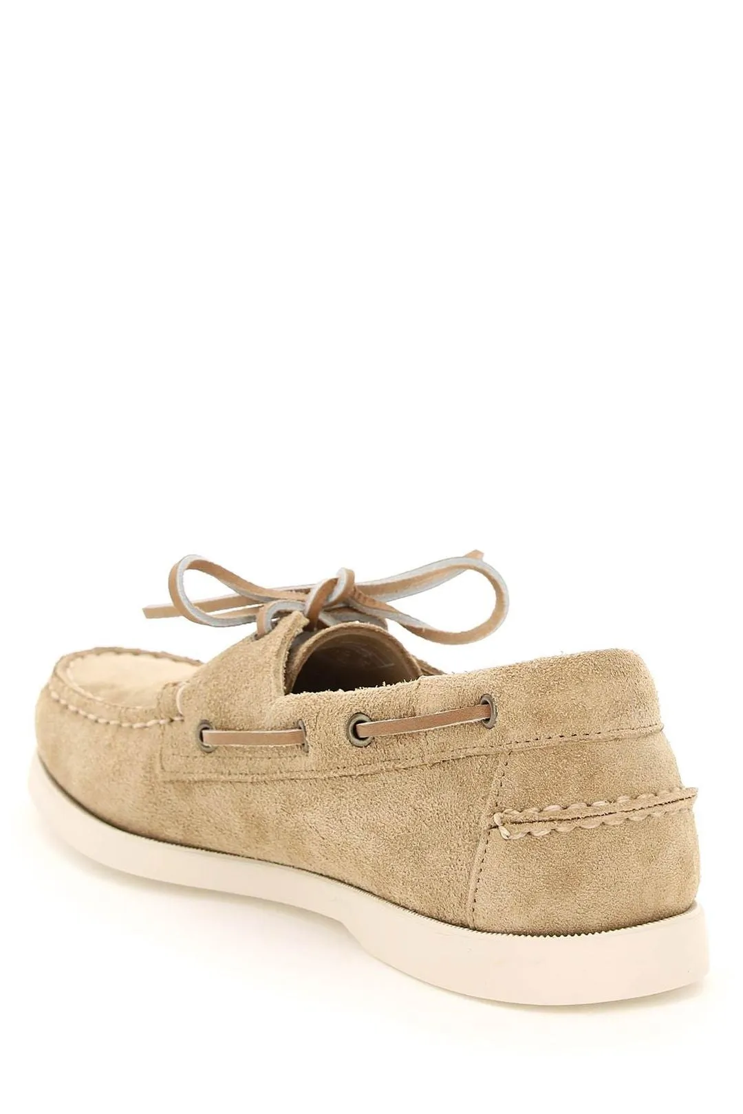 Sebago Lace-Up Round Toe Boat Shoes