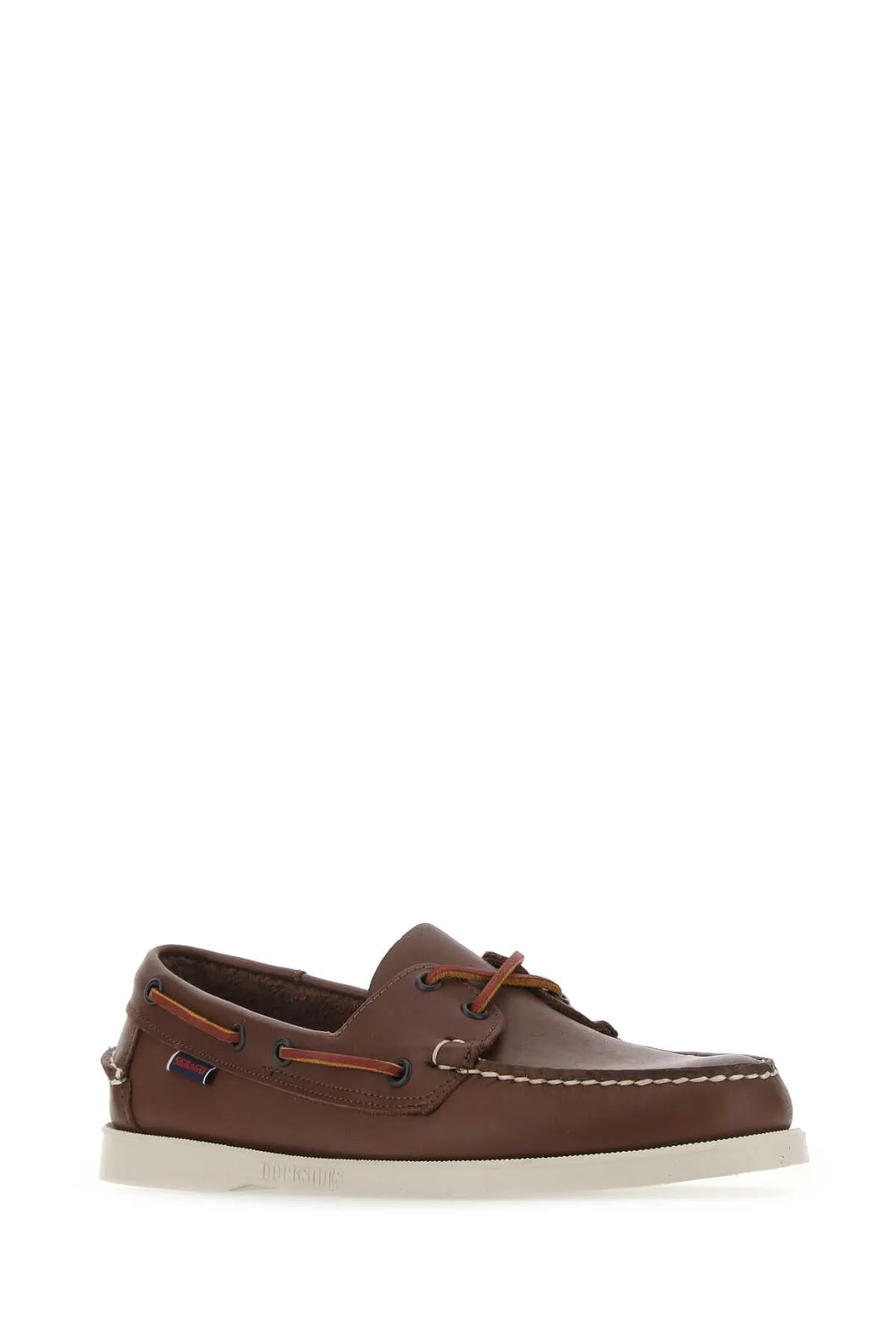 Sebago Logo Patch Slip-On Boat Shoes