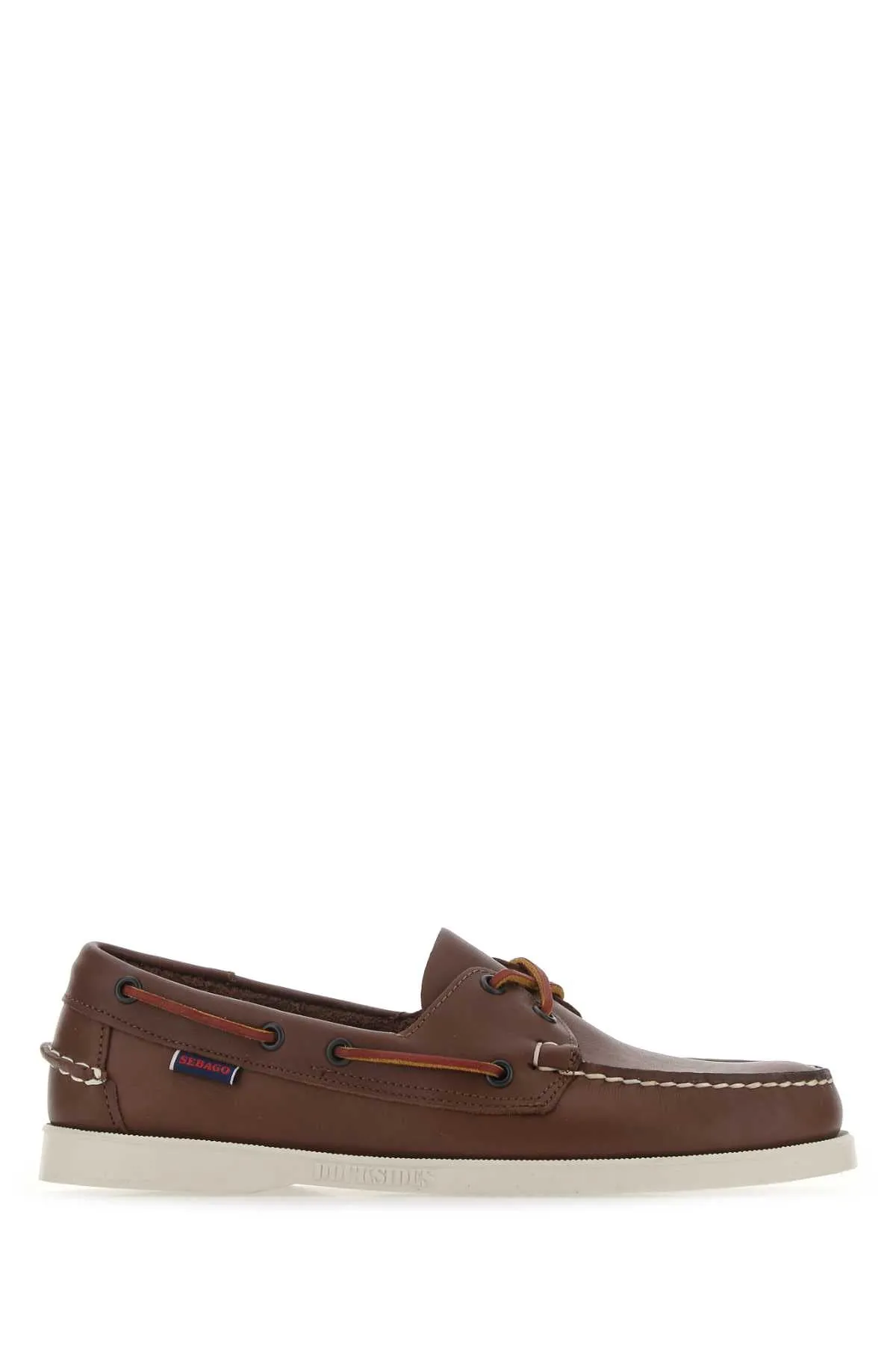Sebago Logo Patch Slip-On Boat Shoes