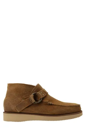 Sebago Round Toe Buckled Boots