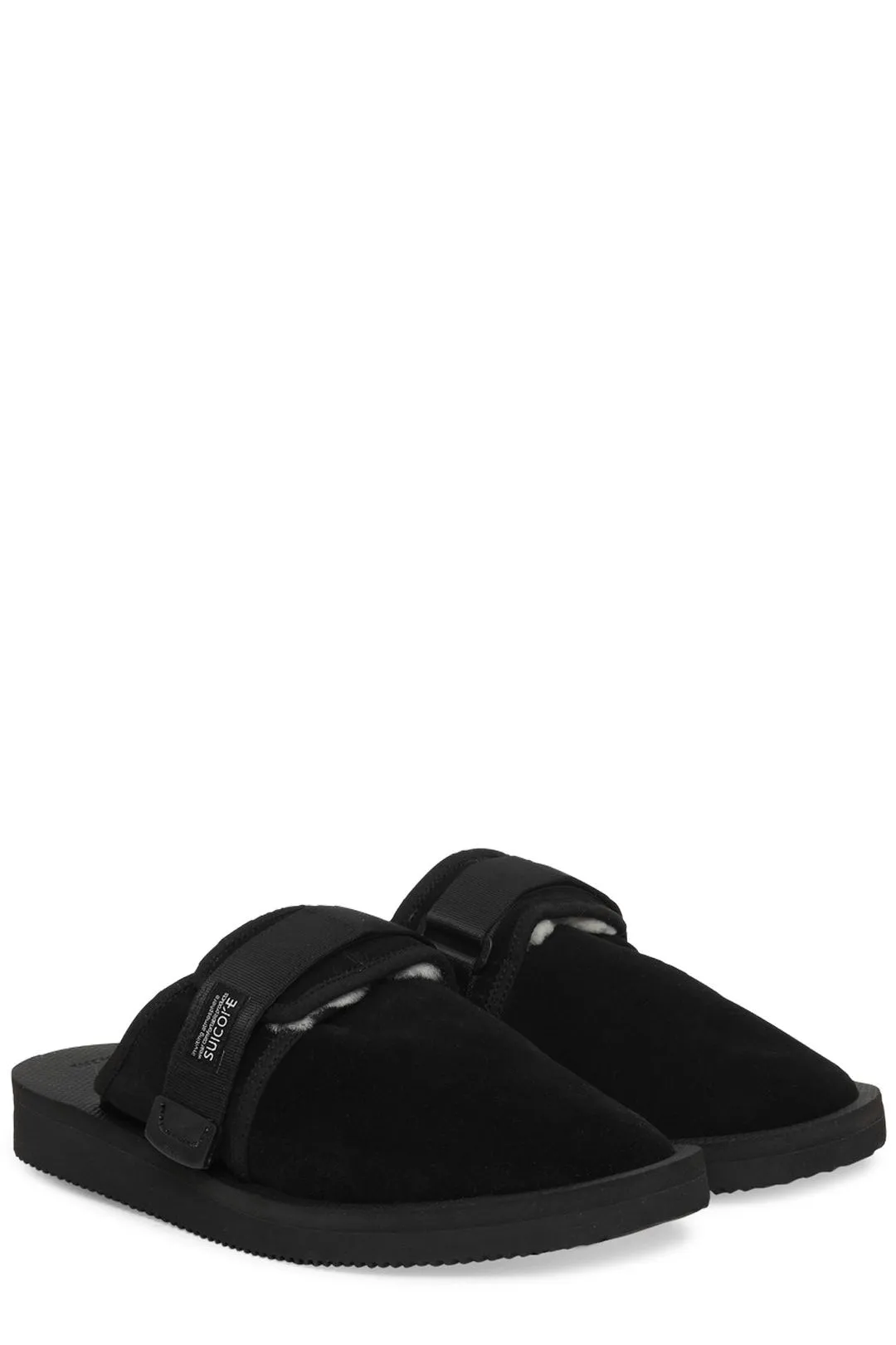 Suicoke Logo Patch Flat Slippers