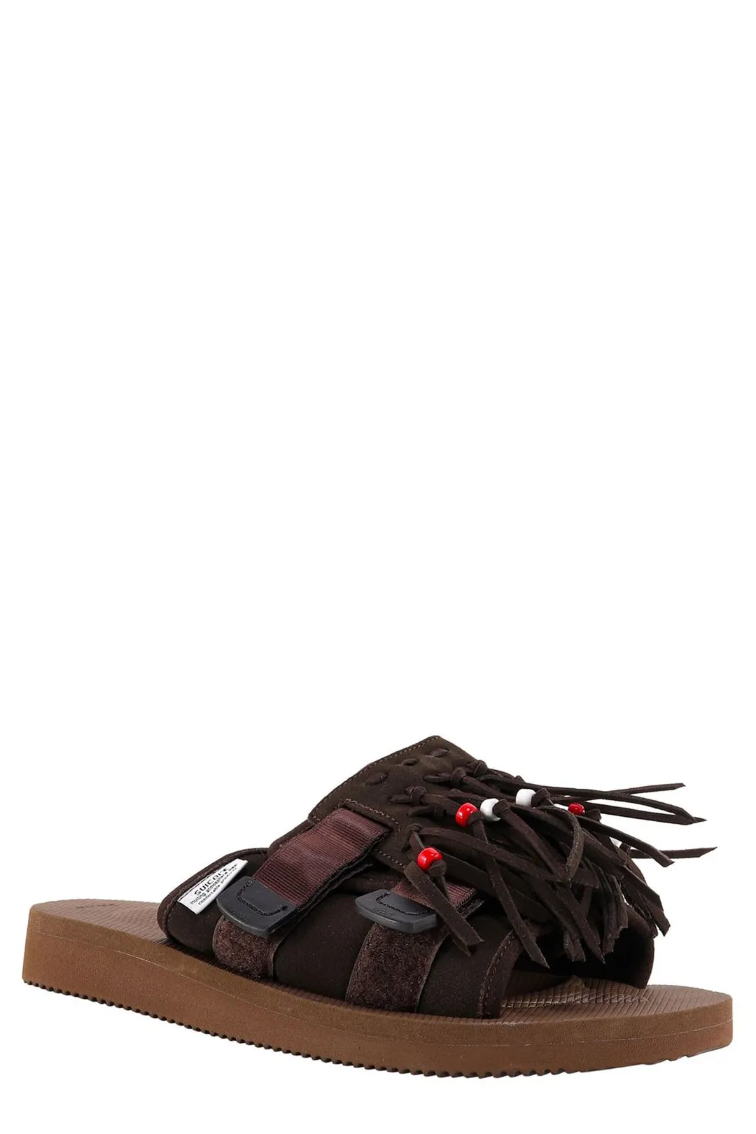 Suicoke Tassel Fringe Open Toe Slides