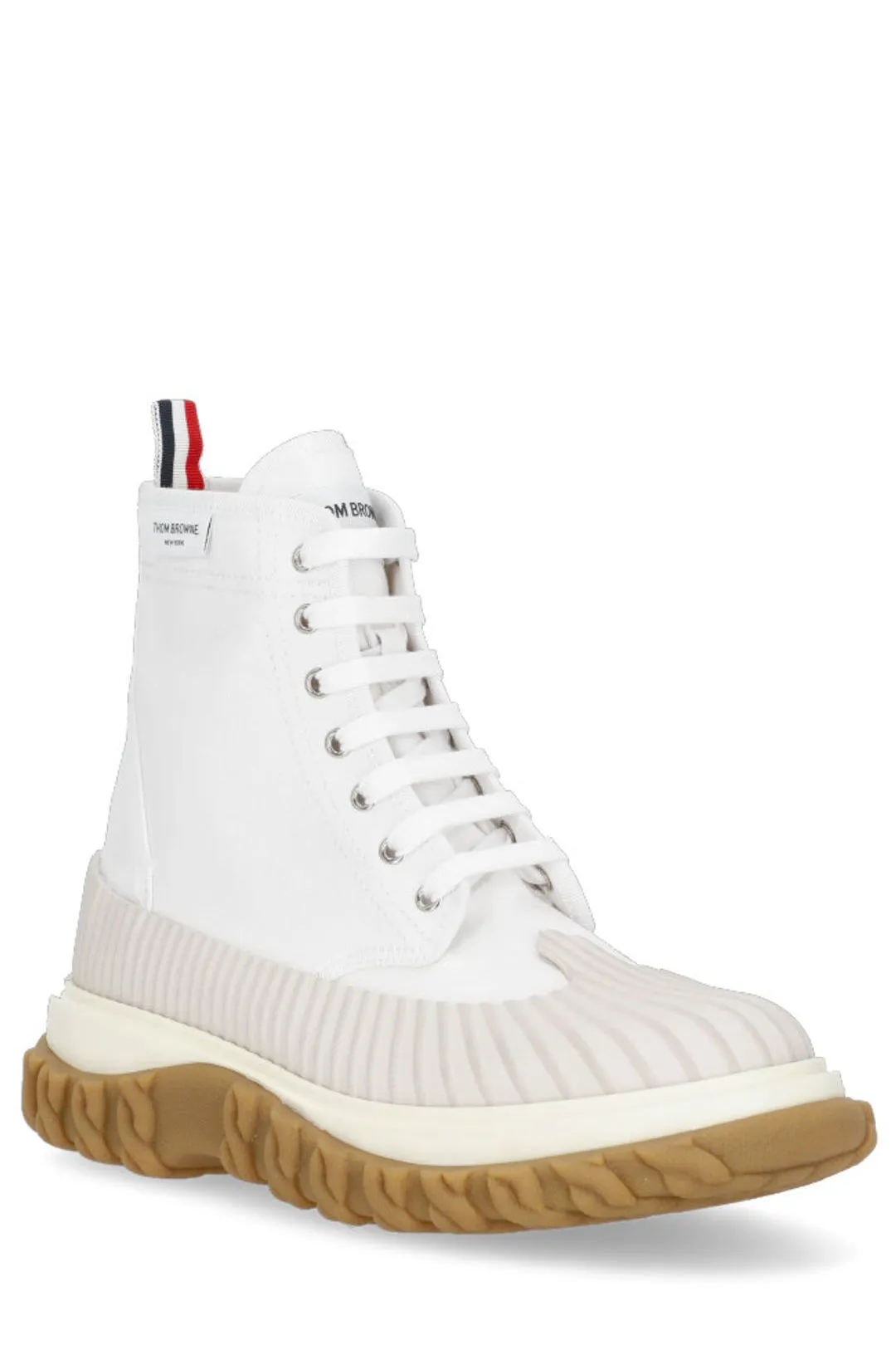 Thom Browne Duck Lace-Up Ankle Boots