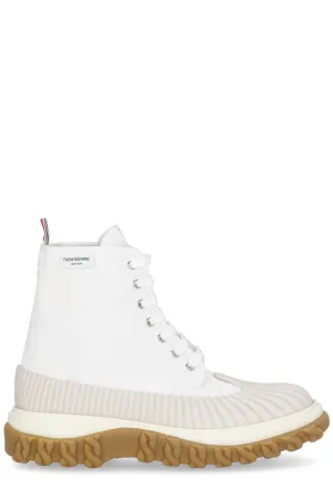 Thom Browne Duck Lace-Up Ankle Boots