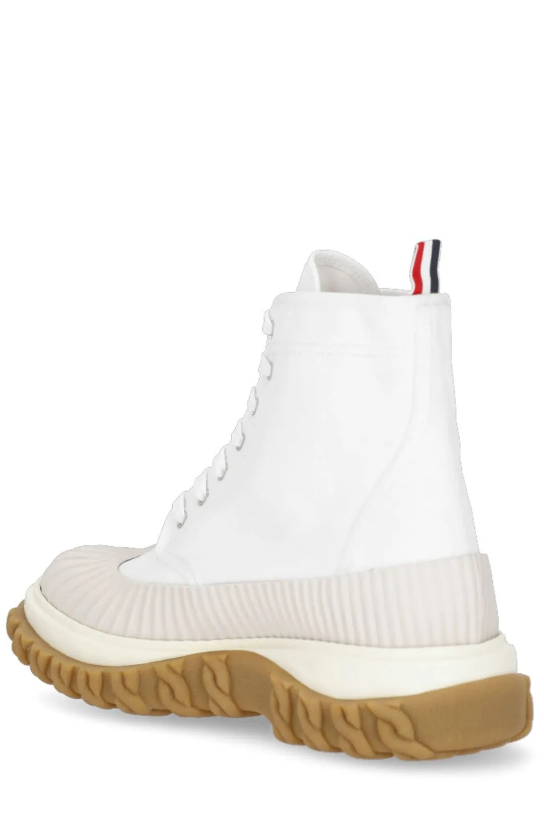 Thom Browne Duck Lace-Up Ankle Boots