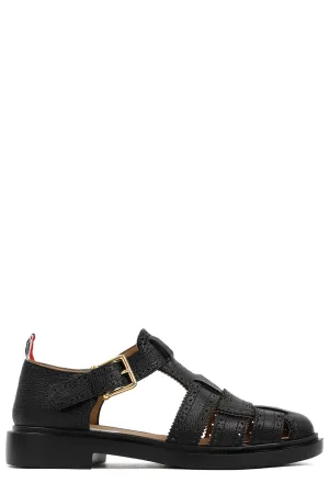 Thom Browne Punch-Hole Buckle Sandals
