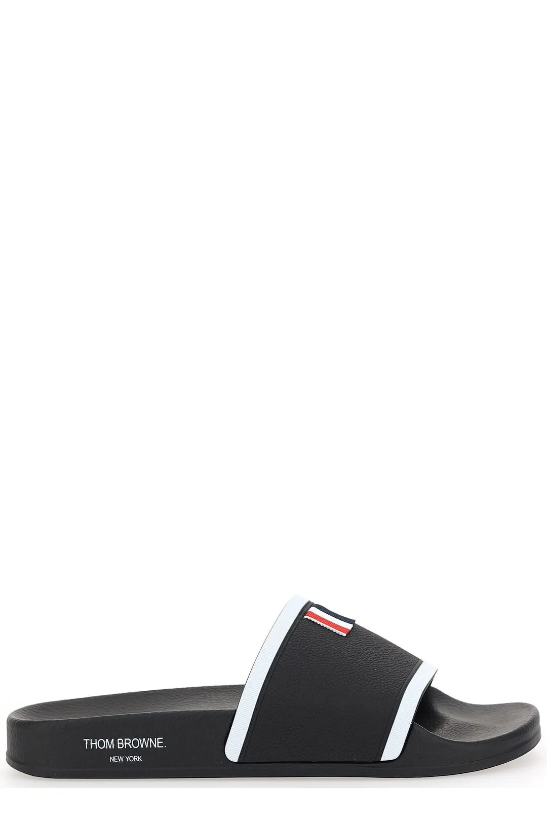 Thom Browne Stripe Tab Pool Sandals
