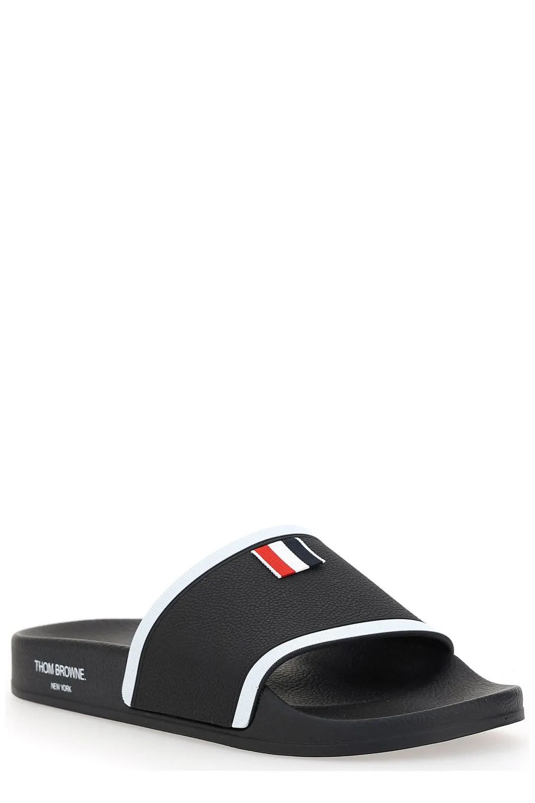 Thom Browne Stripe Tab Pool Sandals