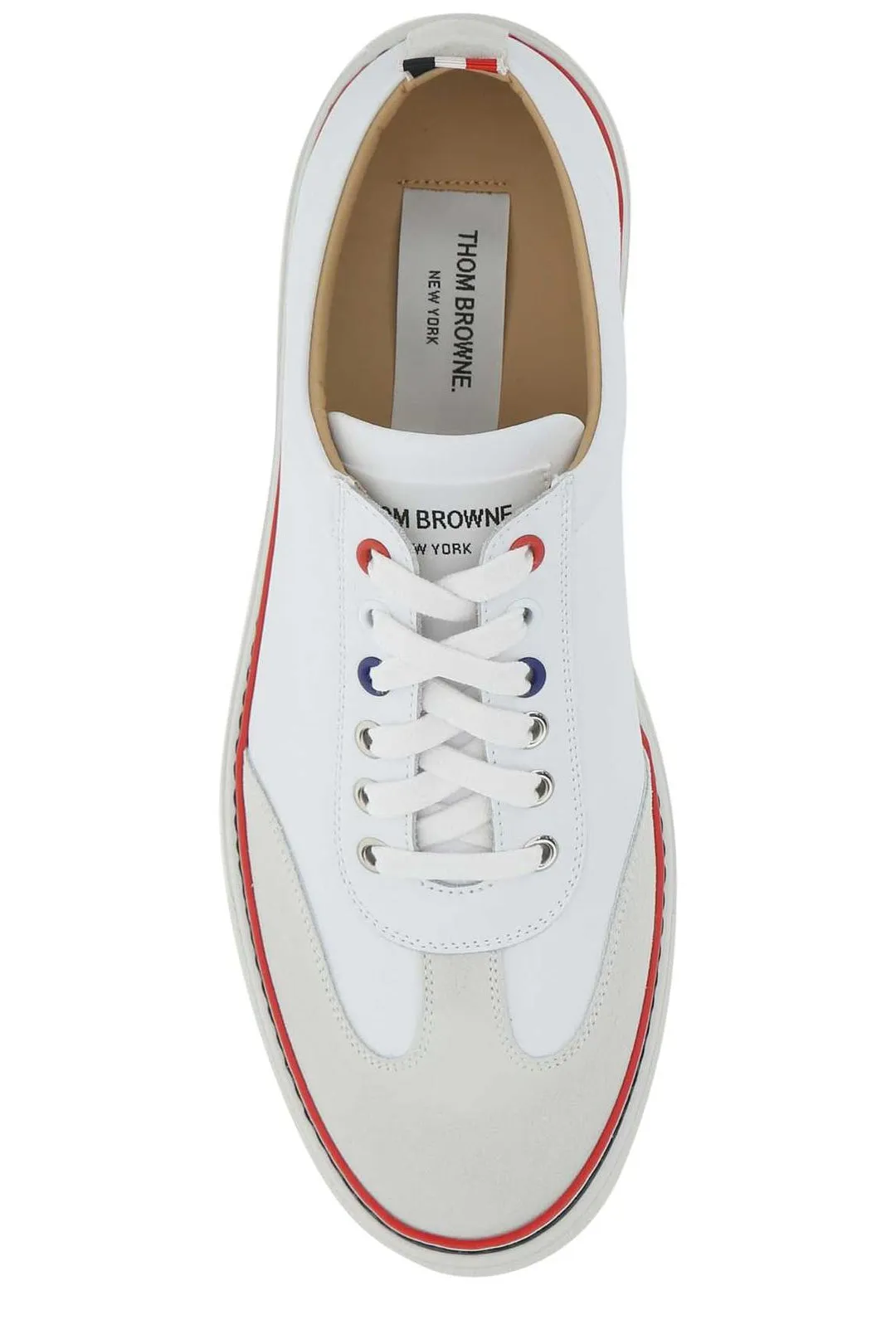 Thom Browne Stripe Trim Sneakers