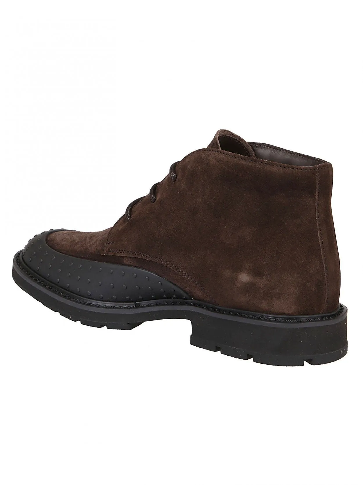 Tod's Contrasting Panelled Lace-Up Boots