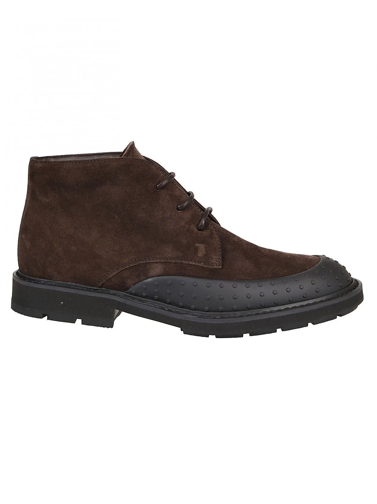 Tod's Contrasting Panelled Lace-Up Boots