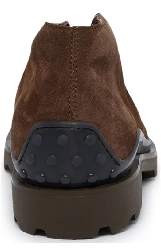 Tod's Logo Embossed Lace-Up Shoes