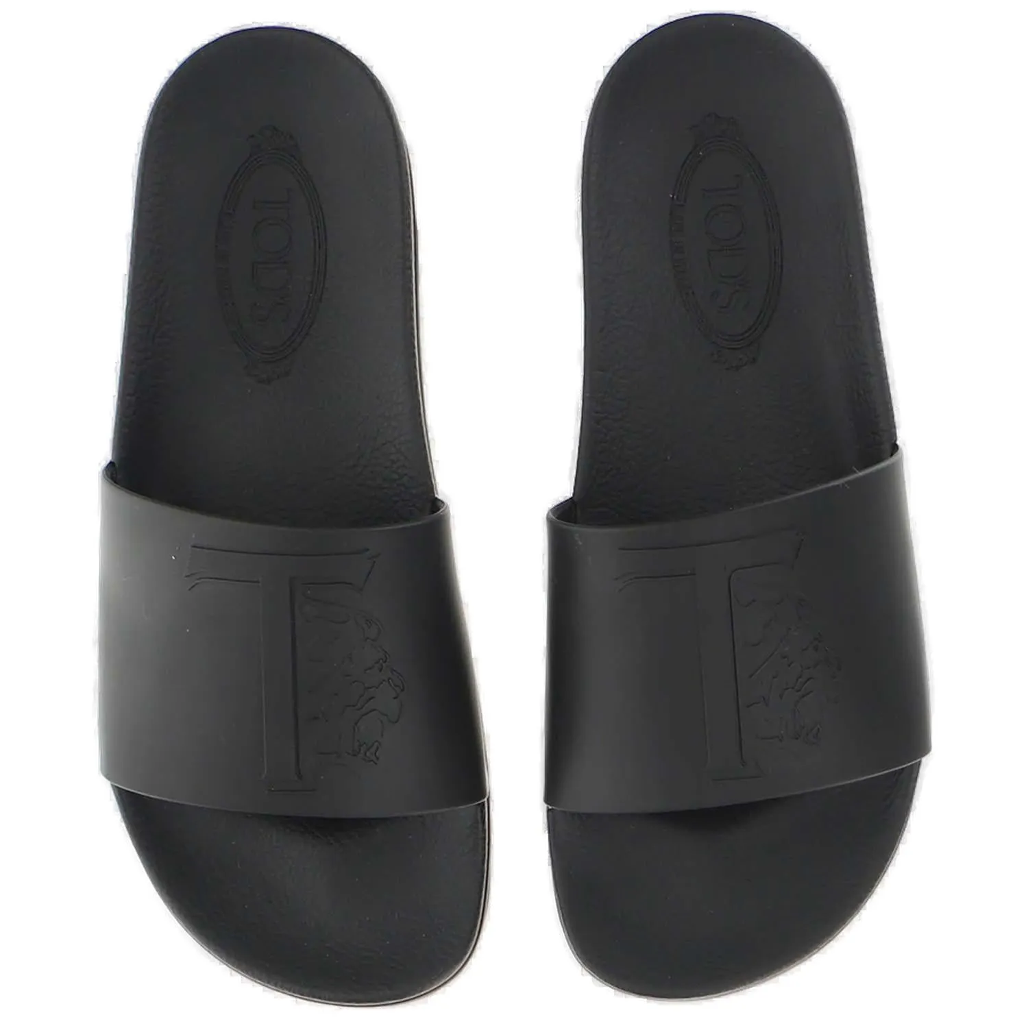 Tod's Logo Embossed Slip-On Slides