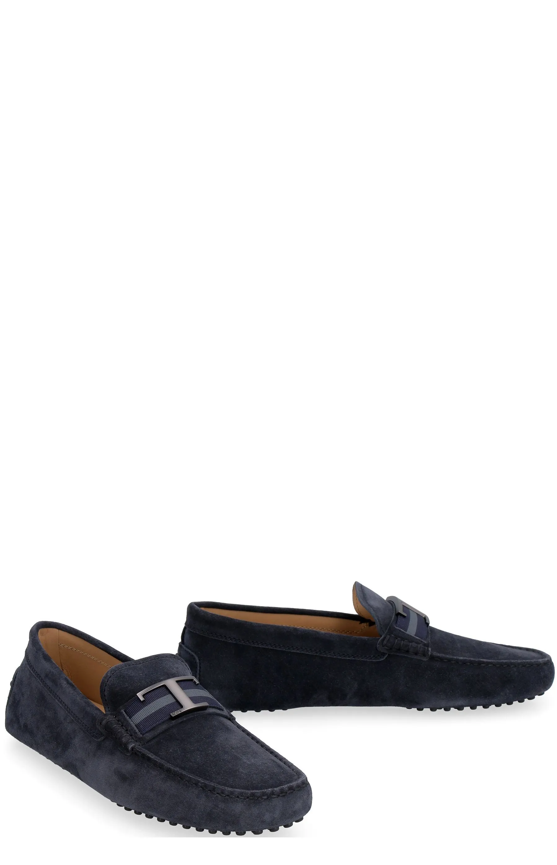 Tod's Logo Plaque Buckled Loafers