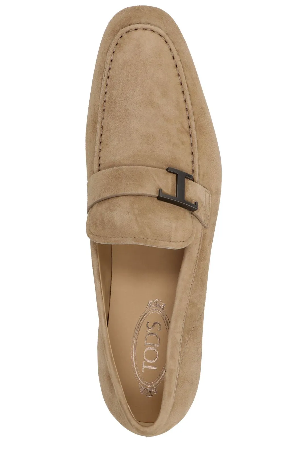 Tod's Logo Plaque Loafers