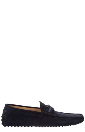 Tod's Logo Plaque Loafers