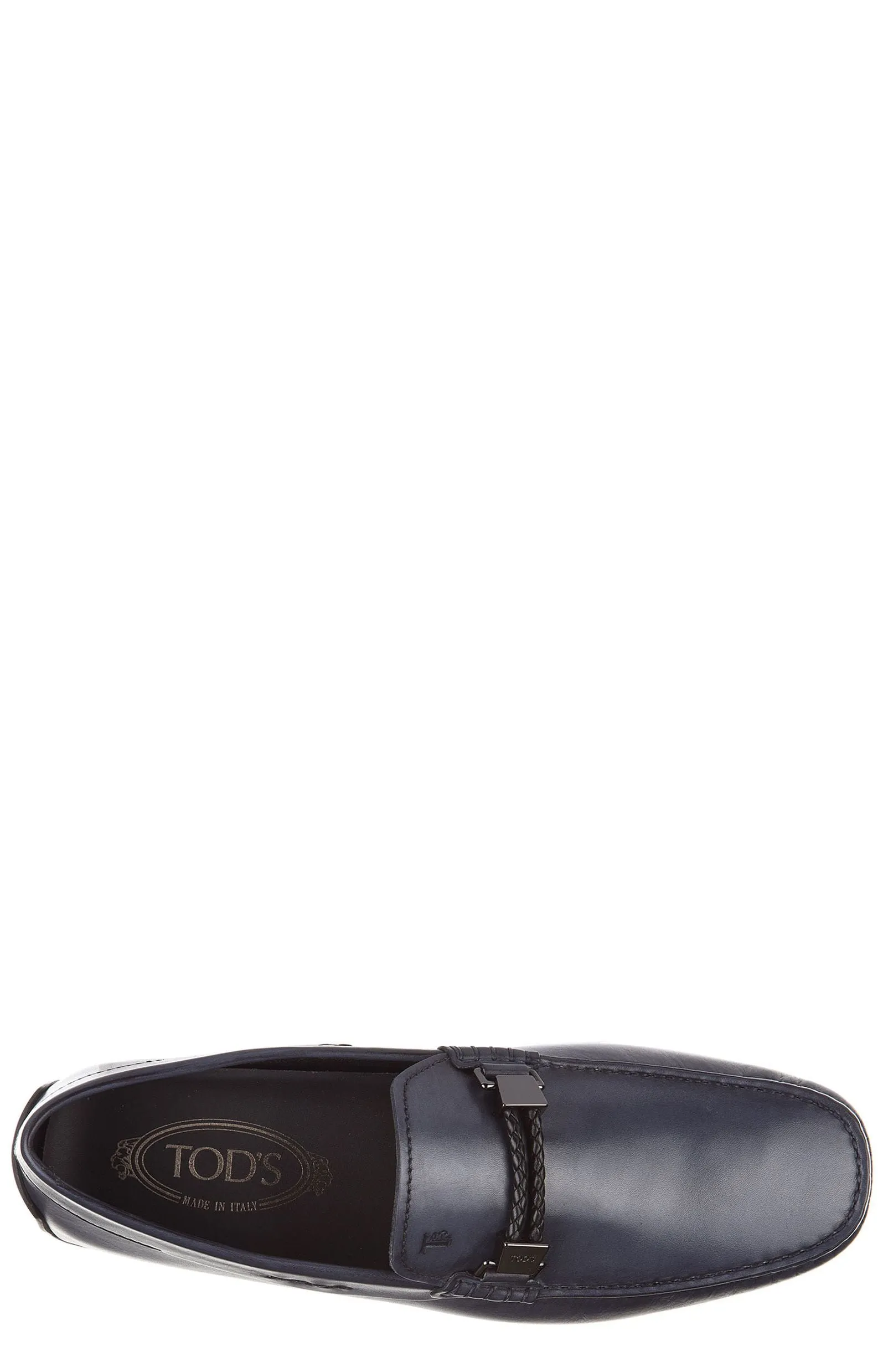 Tod's Logo Plaque Moccasins