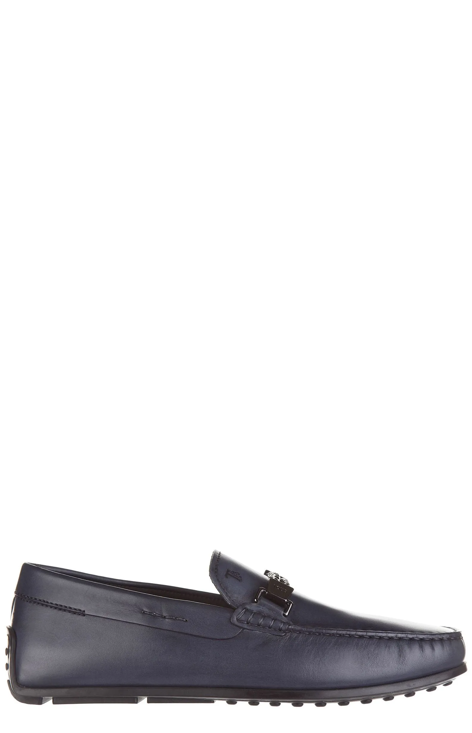 Tod's Logo Plaque Moccasins