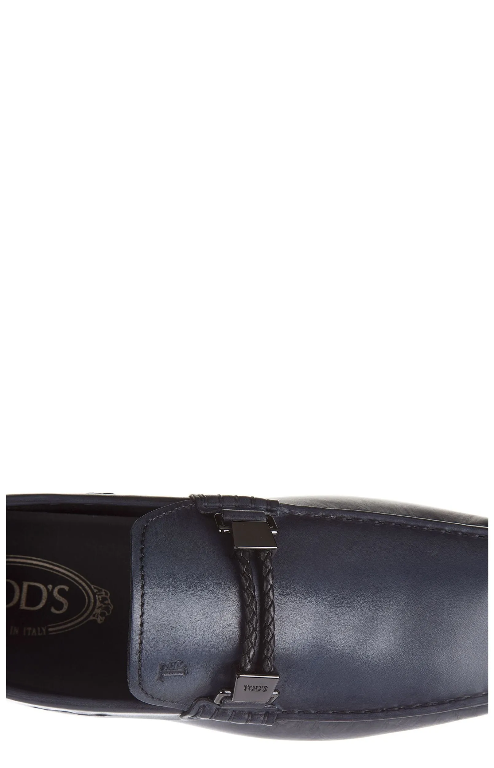 Tod's Logo Plaque Moccasins