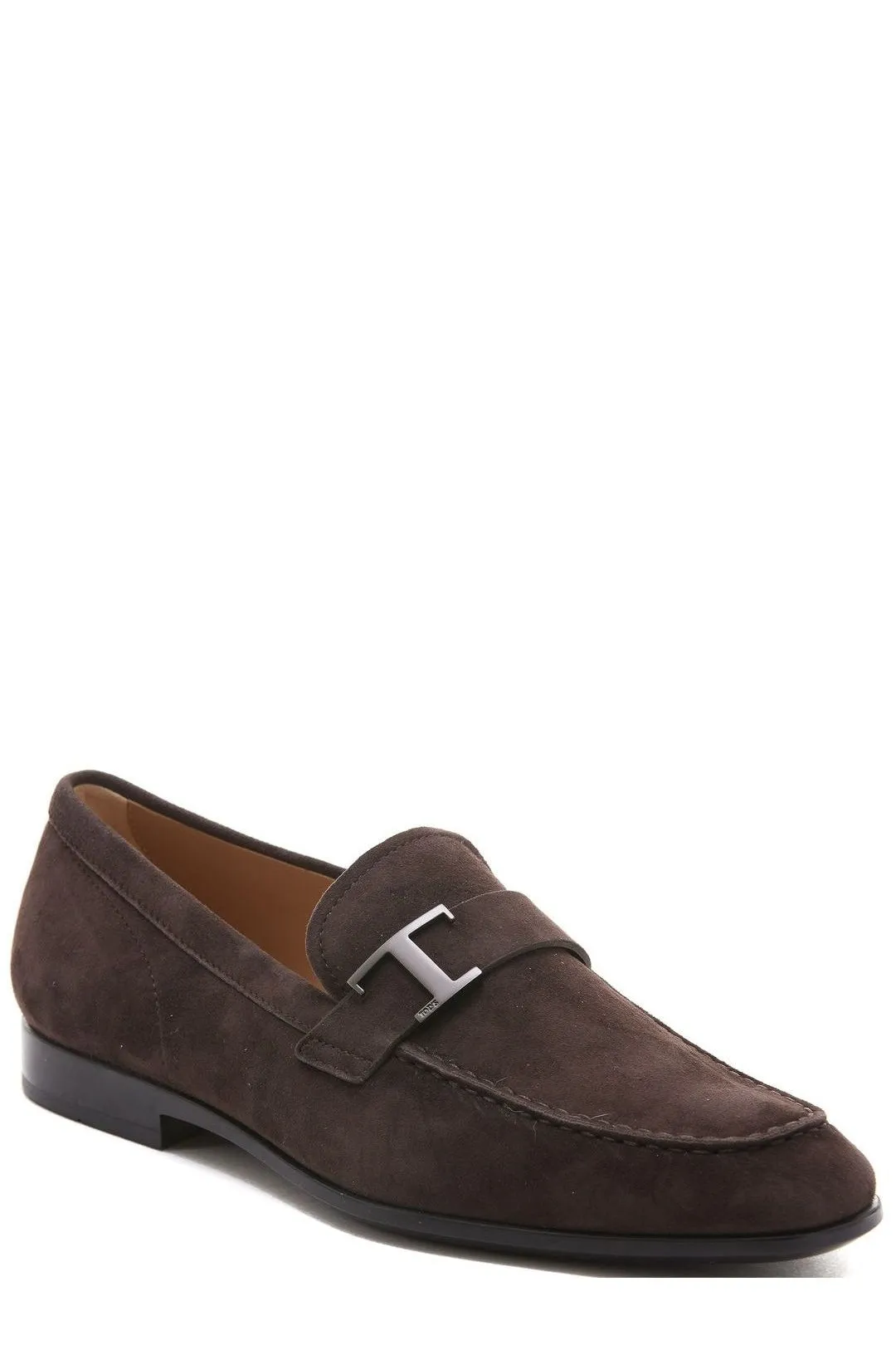 Tod's Logo Plaque Slip-On Loafers