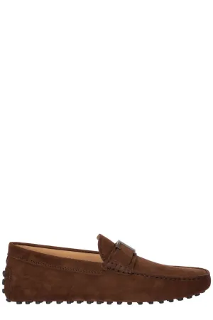 Tod's T Timeless Logo Detailed Gommino Driving Shoes