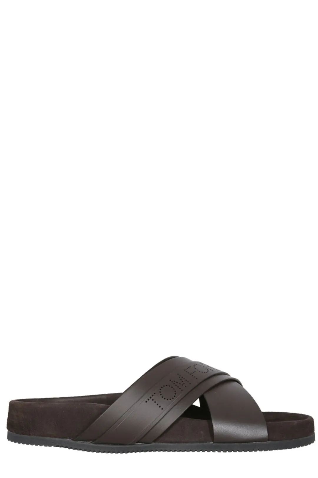 Tom Ford Slip-On Crossover Strap Sandals
