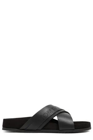 Tom Ford Slip-On Crossover Strap Sandals