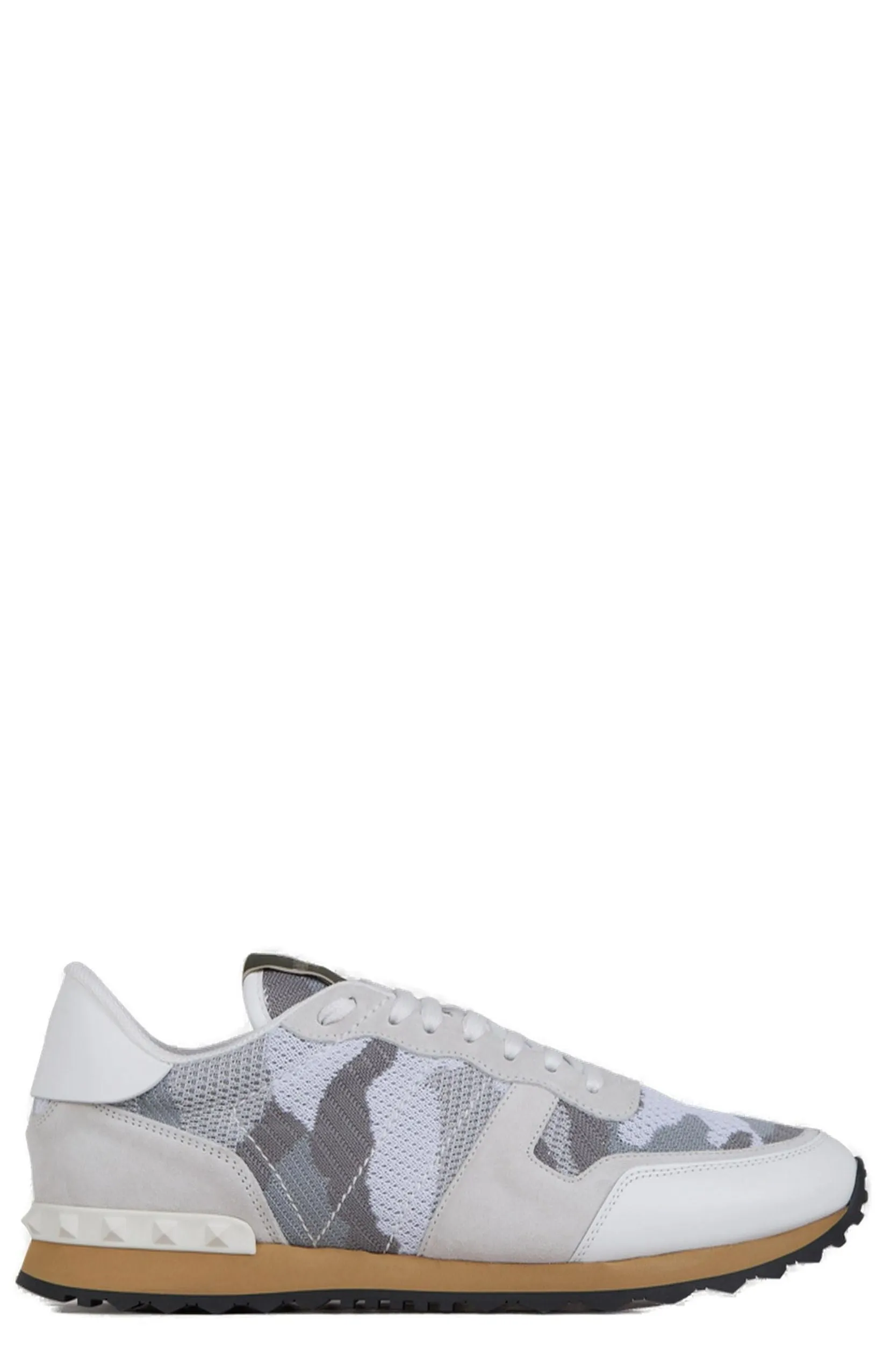 Valentino Garavani Camouflage Lace-Up Sneakers