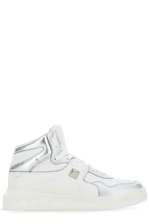 Valentino Garavani Rockstud Lace-Up Sneakers
