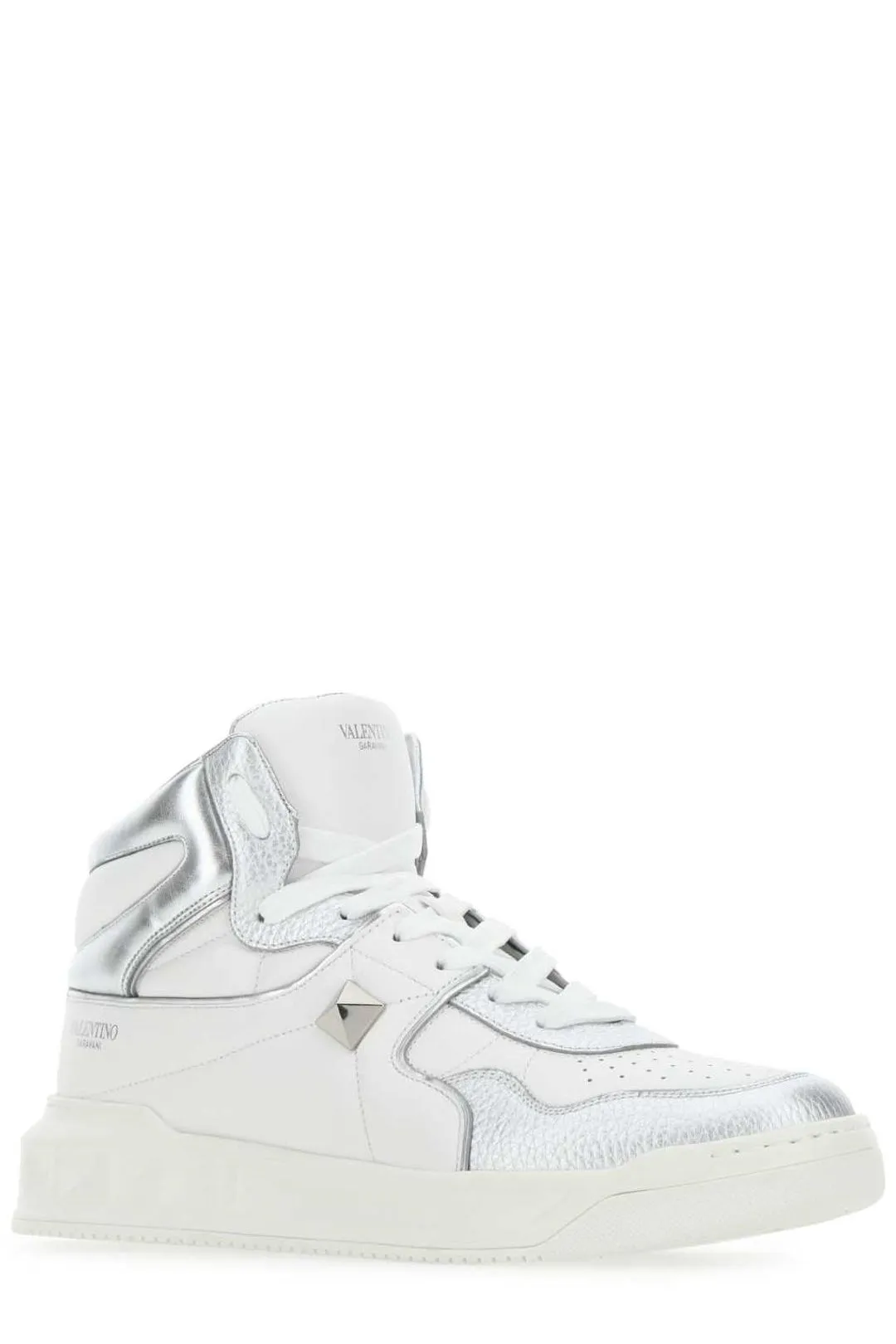 Valentino Garavani Rockstud Lace-Up Sneakers