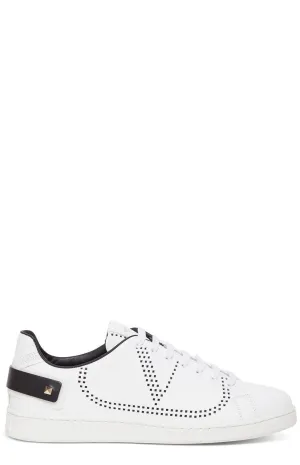 Valentino Garavani Rockstud VLogo Backnet Sneakers