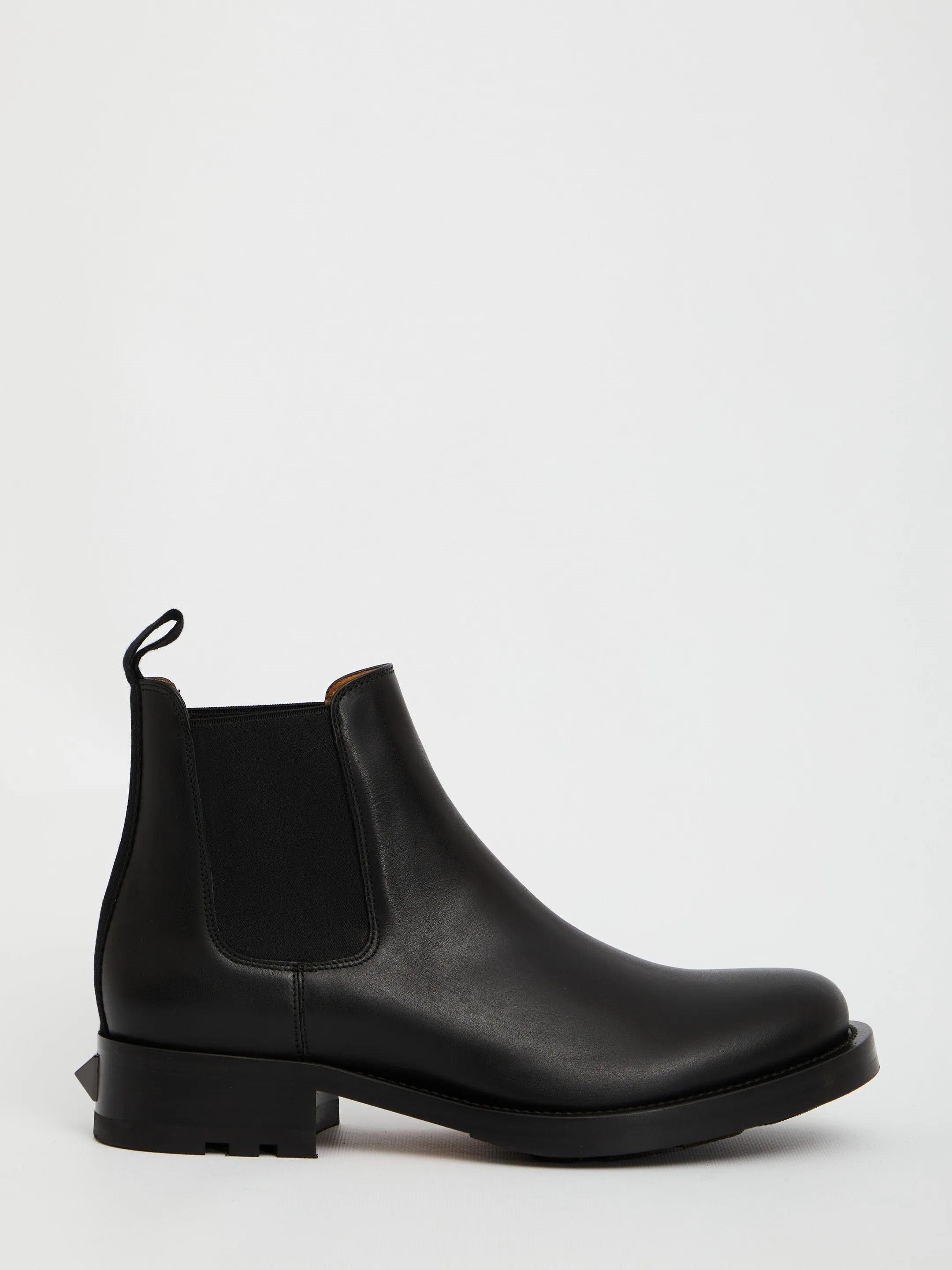 Valentino Garavani Roman Stud Round Toe Boots