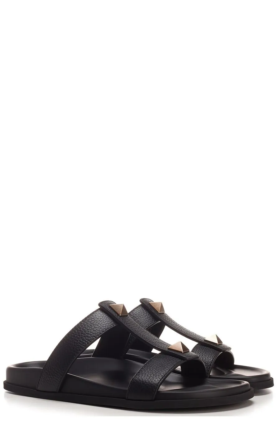 Valentino Garavani Roman Stud Slide Sandals