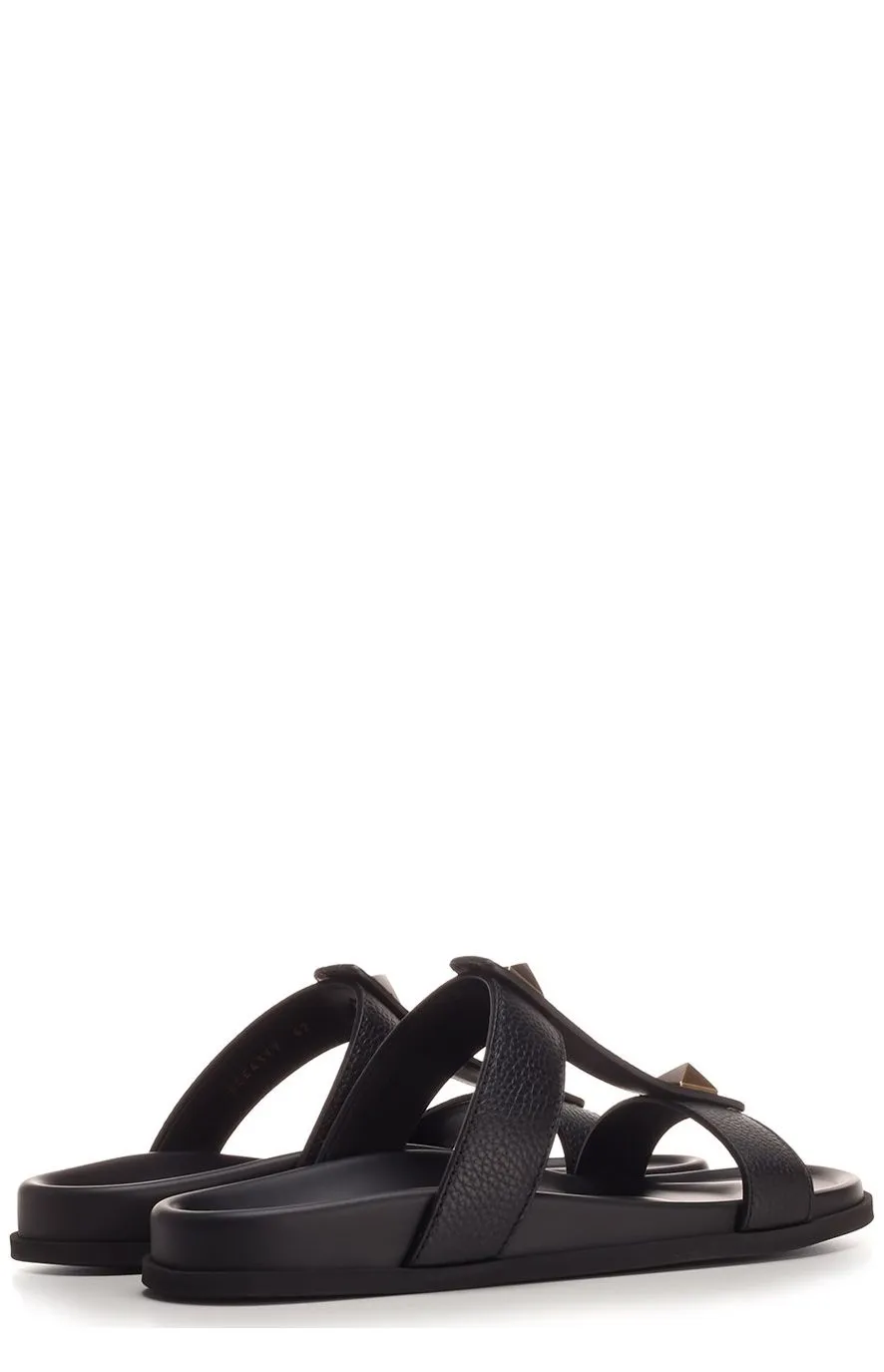 Valentino Garavani Roman Stud Slide Sandals