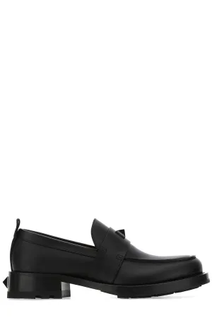 Valentino Garavani Roman Stud Slip-On Loafers