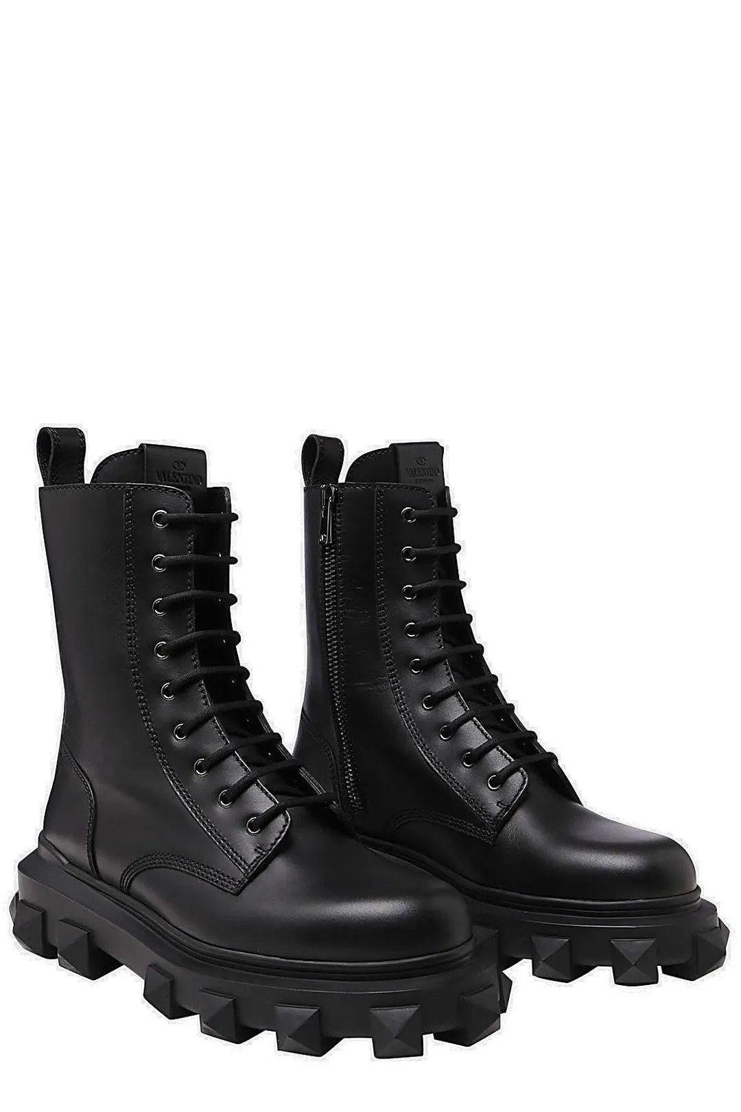 Valentino Garavani Trackstud Combat Boots