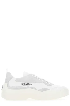 Valentino Panelled Low Top Sneakers