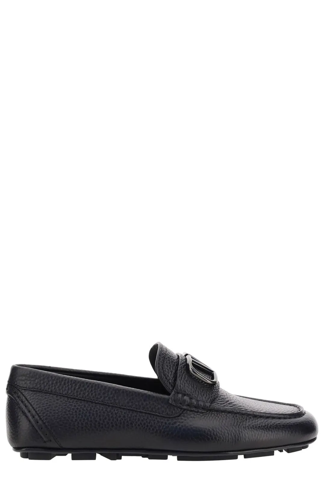 Valentino VLogo Plaque Slip-On Loafers