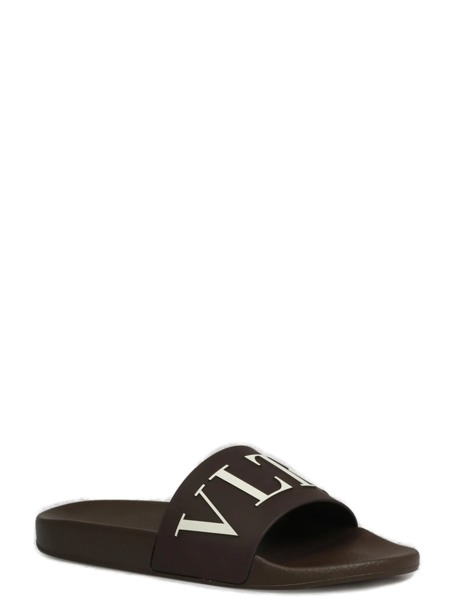Valentino VLTN Logo Embossed Slip-On Slippers