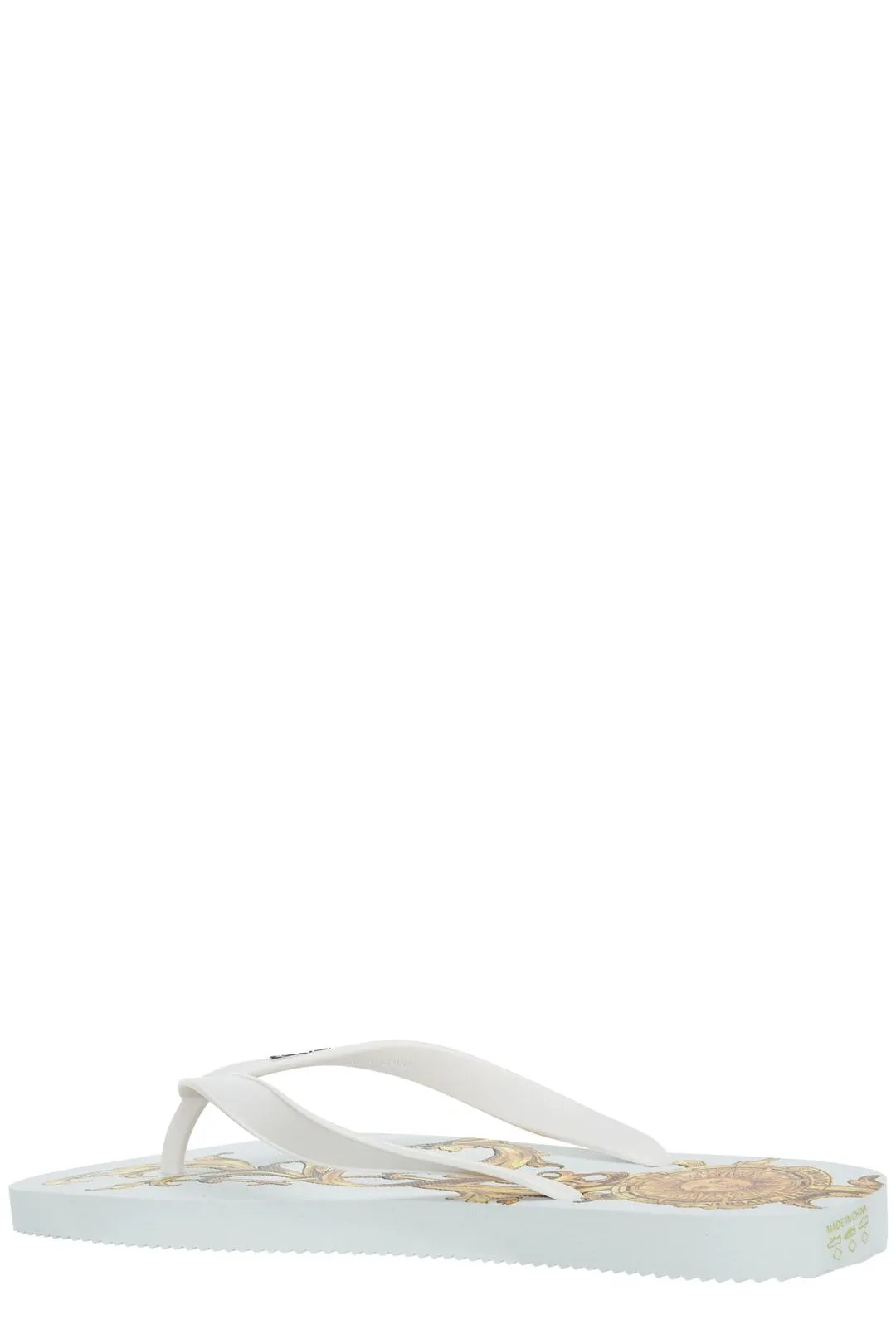 Versace Jeans Couture Logo Patch Flip-Flops