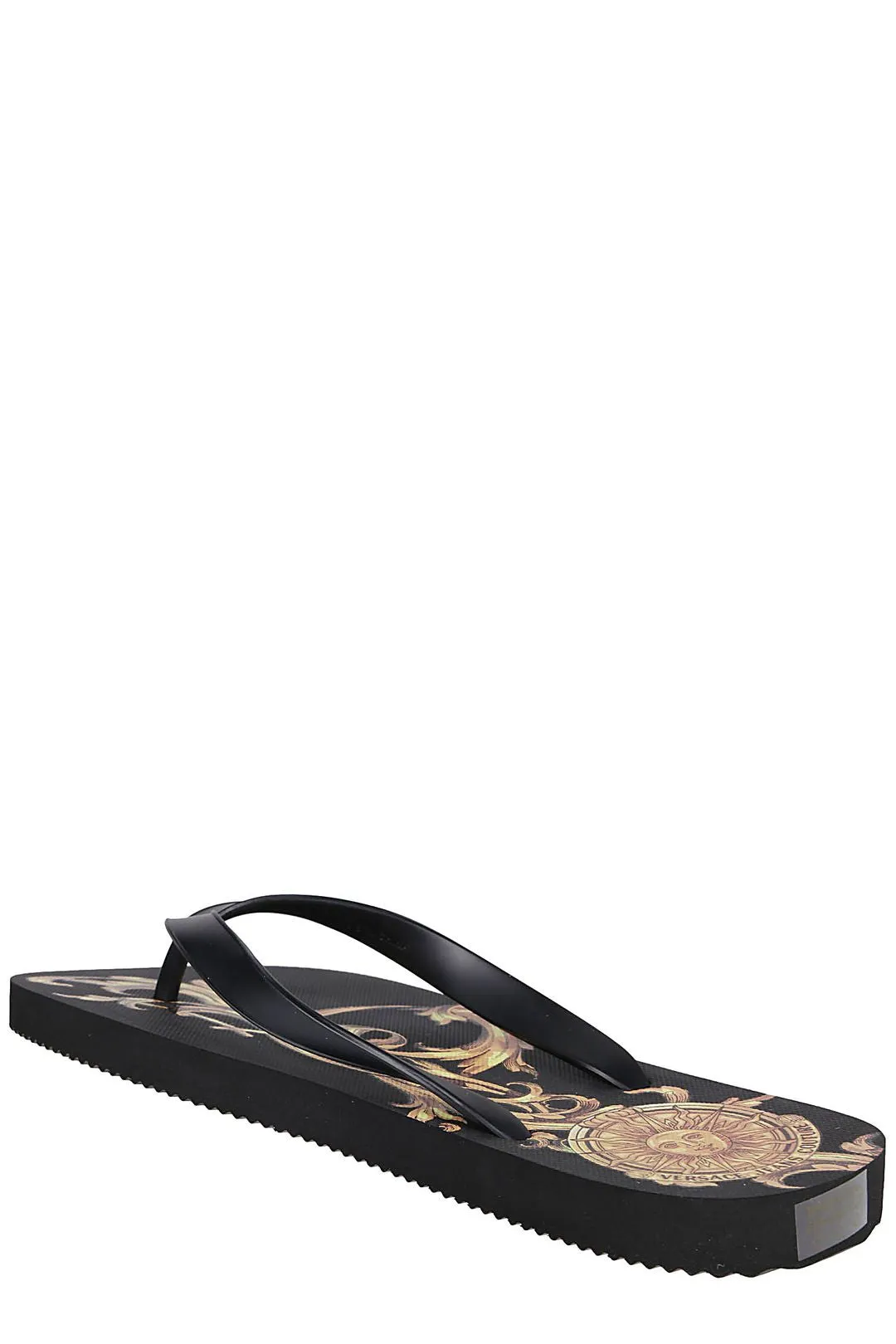Versace Jeans Couture Logo Patch Flip-Flops