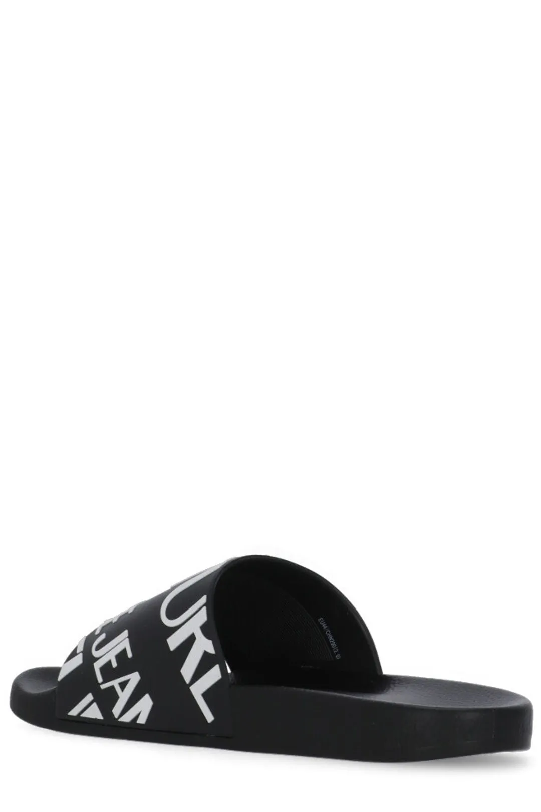 Versace Jeans Couture Logo Printed Slip-On Slides