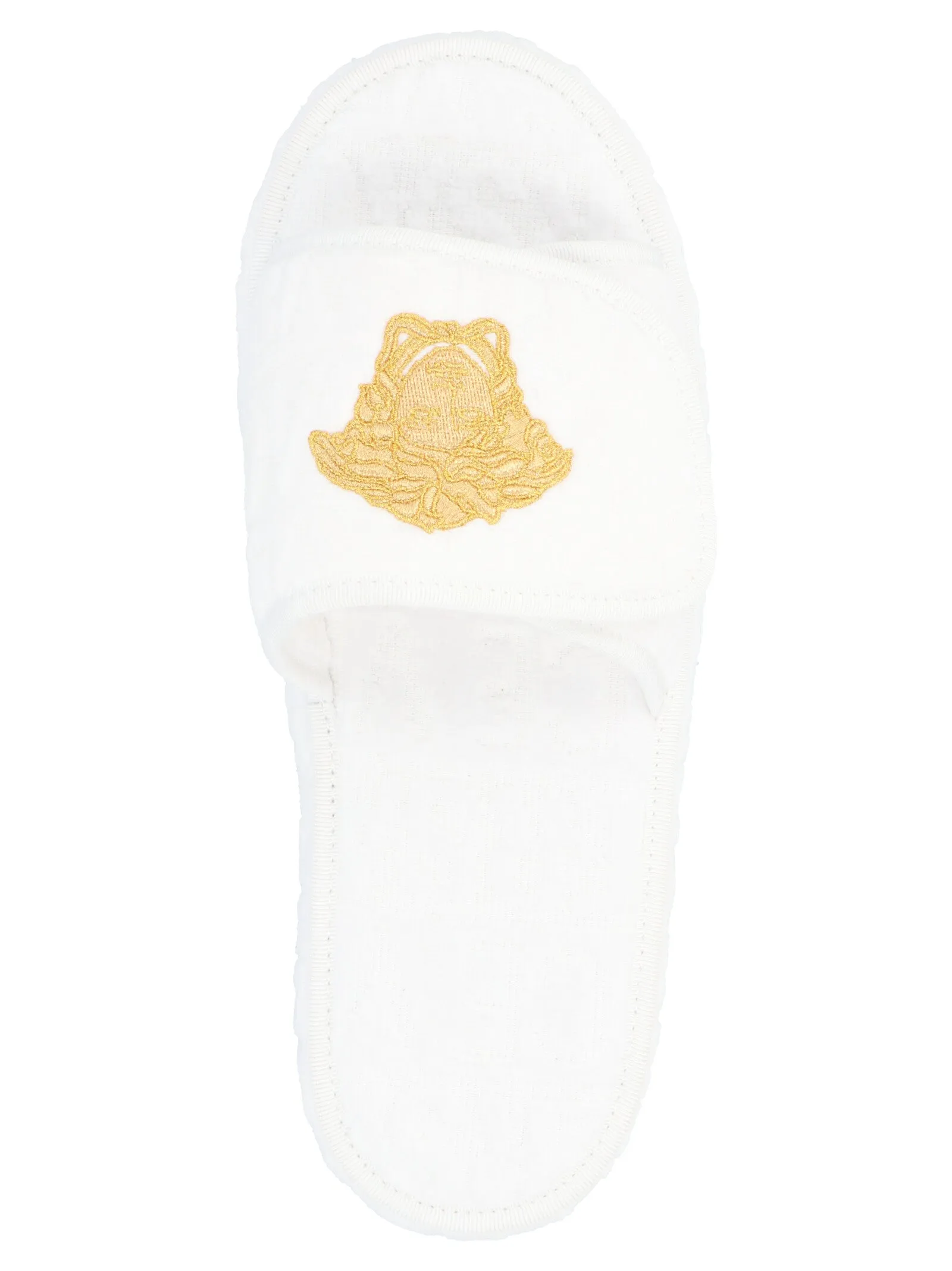 Versace Logo Monogram Platform Slides