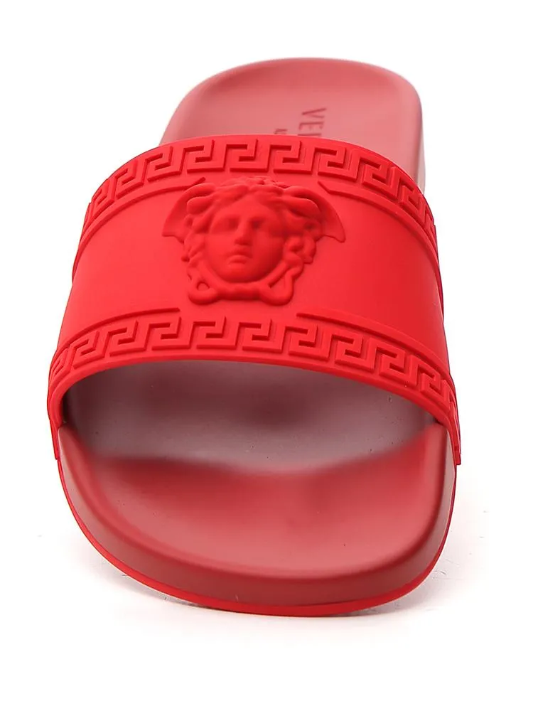 Versace Medusa Detailed Slip-On Slides