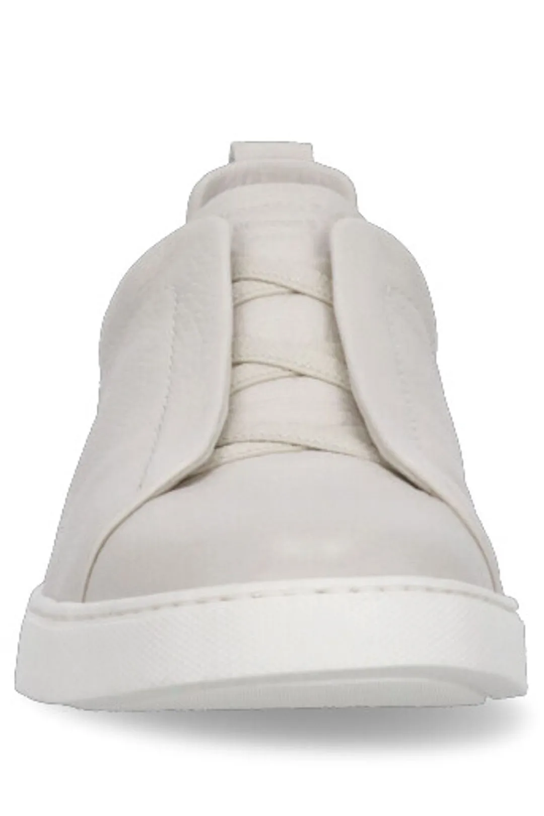 Z Zegna Round Toe Lace-Up Sneakers